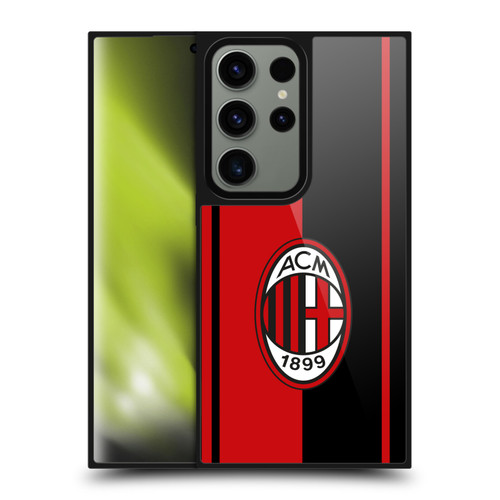 AC Milan Crest Red And Black Gel Armour Case For Samsung Galaxy S24 Ultra 5G
