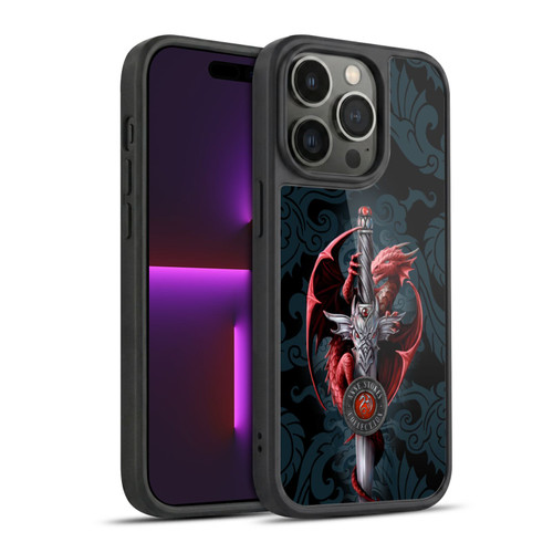 Anne Stokes Dragons Dagger Gel Armour Case For Apple iPhone 14 Pro