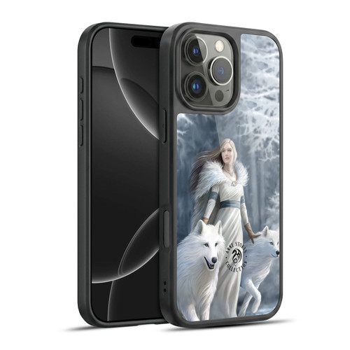 Anne Stokes Wolves Winter Guardians Gel Armour Case For Apple iPhone 16 Pro Max