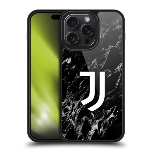 Juventus Football Club Marble Black Gel Armour Case For Apple iPhone 15 Pro Max