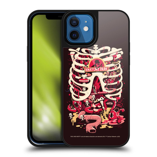Rick And Morty Season 1 & 2 Graphics Anatomy Park Gel Armour Case For Apple iPhone 12 / iPhone 12 Pro