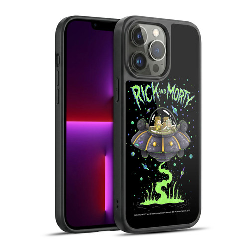 Rick And Morty Season 1 & 2 Graphics The Space Cruiser Gel Armour Case For Apple iPhone 13 Pro Max