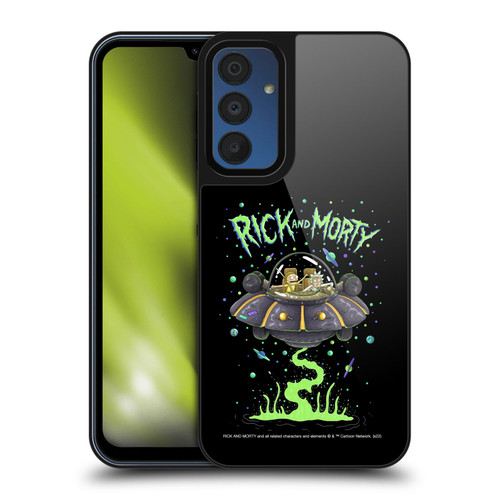 Rick And Morty Season 1 & 2 Graphics The Space Cruiser Gel Armour Case For Samsung Galaxy A15