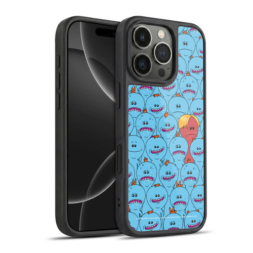 Rick And Morty Season 4 Graphics Mr. Meeseeks Pattern Gel Armour Case For Apple iPhone 16 Pro