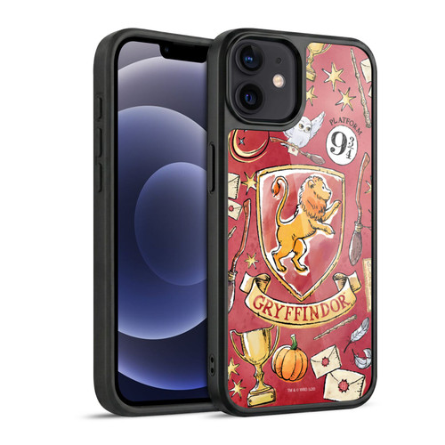 Harry Potter Deathly Hallows XIII Gryffindor Pattern Gel Armour Case For Apple iPhone 12 / iPhone 12 Pro