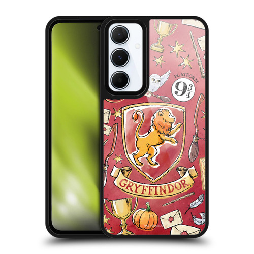 Harry Potter Deathly Hallows XIII Gryffindor Pattern Gel Armour Case For Samsung Galaxy A55 5G