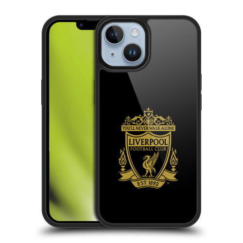 Liverpool Football Club Crest 1 Black 3 Gel Armour Case For Apple iPhone 14