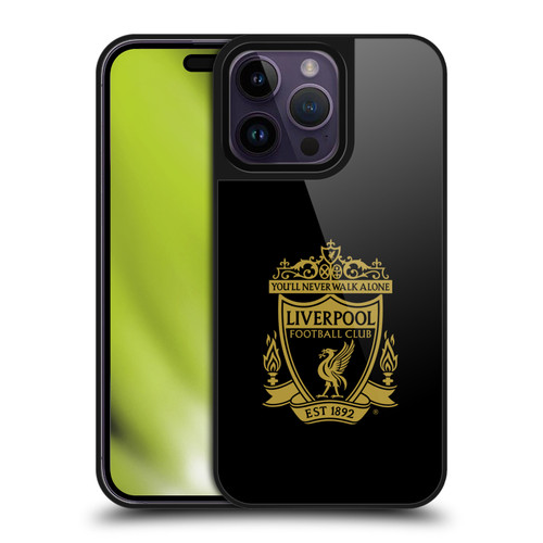 Liverpool Football Club Crest 1 Black 3 Gel Armour Case For Apple iPhone 14 Pro Max