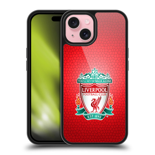 Liverpool Football Club Crest 2 Red Pixel 1 Gel Armour Case For Apple iPhone 15