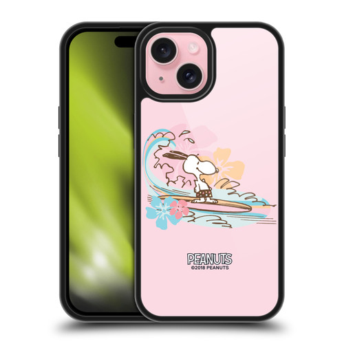 Peanuts Beach Snoopy Surf Gel Armour Case For Apple iPhone 15 Peanuts Beach Snoopy Surf Gel Armour Case For Apple iPhone 15