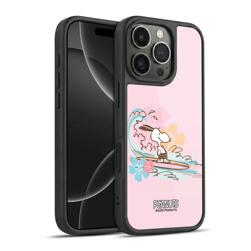Peanuts Beach Snoopy Surf Gel Armour Case For Apple iPhone 16 Pro