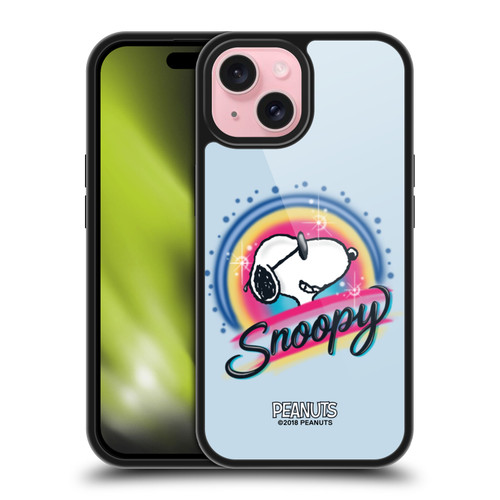 Peanuts Snoopy Boardwalk Airbrush Colourful Sunglasses Gel Armour Case For Apple iPhone 15 Peanuts Snoopy Boardwalk Airbrush Colourful Sunglasses Gel Armour Case For Apple iPhone 15