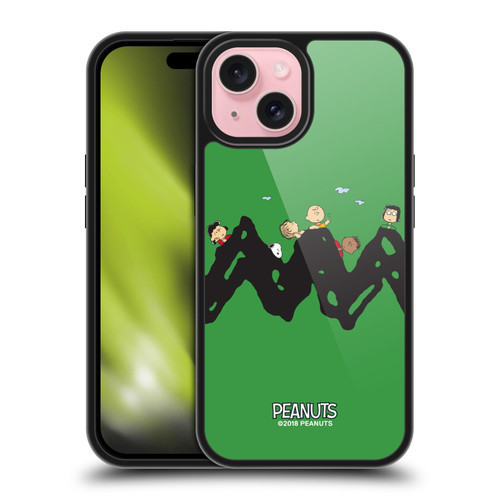 Peanuts Characters Group Gel Armour Case For Apple iPhone 15