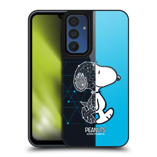 Peanuts Halfs And Laughs Snoopy Geometric Gel Armour Case For Samsung Galaxy A15