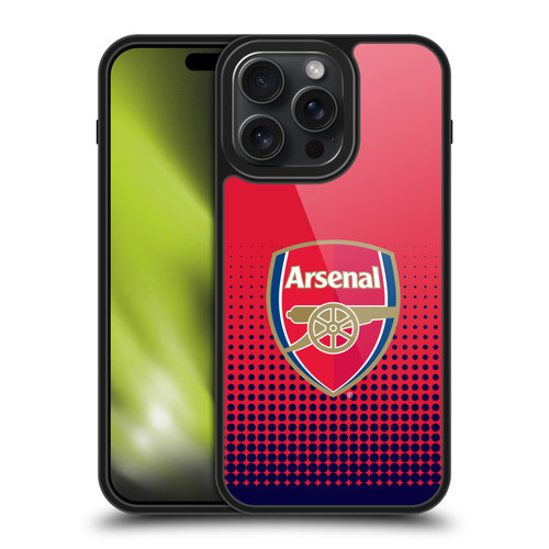 Arsenal FC Crest 2 Fade Gel Armour Case For Apple iPhone 15 Pro Max