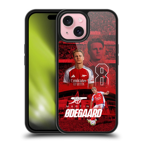 Arsenal FC 2024/25 First Team Martin Ødegaard Gel Armour Case For Apple iPhone 15 Arsenal FC 2024/25 First Team Martin Ødegaard Gel Armour Case For Apple iPhone 15