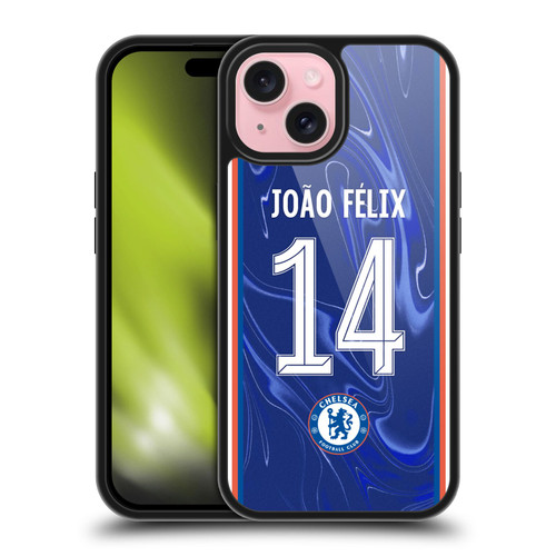 Chelsea Football Club 2024/25 Players Home Kit João Félix Gel Armour Case For Apple iPhone 15 Chelsea Football Club 2024/25 Players Home Kit João Félix Gel Armour Case For Apple iPhone 15