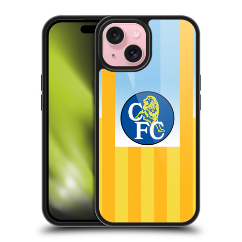 Chelsea Football Club Retro Kit and Stadium 1998 Away Gel Armour Case For Apple iPhone 15 Chelsea Football Club Retro Kit and Stadium 1998 Away Gel Armour Case For Apple iPhone 15