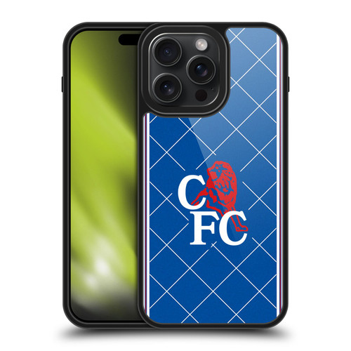 Chelsea Football Club Retro Kit and Stadium 1988 Home Gel Armour Case For Apple iPhone 15 Pro Max