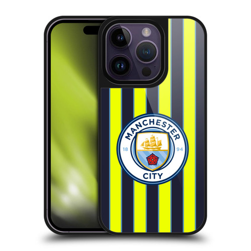 Manchester City Man City FC 2024/25 Badge Kit Away Gel Armour Case For Apple iPhone 14 Pro