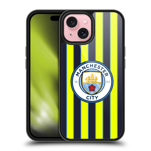 Manchester City Man City FC 2024/25 Badge Kit Away Gel Armour Case For Apple iPhone 15