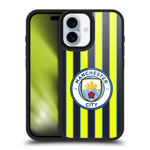 Manchester City Man City FC 2024/25 Badge Kit Away Gel Armour Case For Apple iPhone 16
