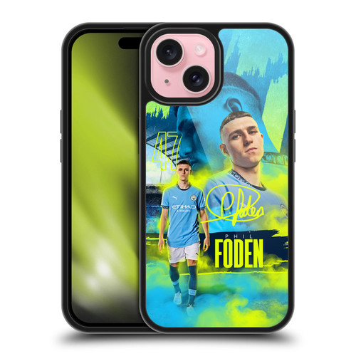 Manchester City Man City FC 2024/25 First Team Phil Foden Gel Armour Case For Apple iPhone 15