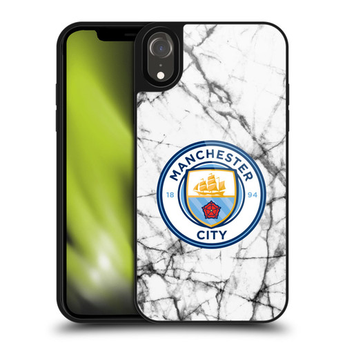 Manchester City Man City FC Marble Badge Full Colour Gel Armour Case For Apple iPhone XR
