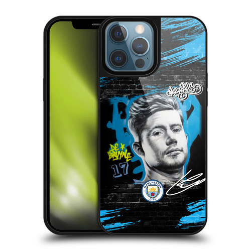 Manchester City Man City FC Graffiti Collection by Murwalls Kevin De Bruyne Gel Armour Case For Apple iPhone 13 Pro Max