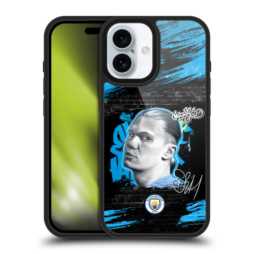 Manchester City Man City FC Graffiti Collection by Murwalls Erling Haaland Gel Armour Case For Apple iPhone 16 Manchester City Man City FC Graffiti Collection by Murwalls Erling Haaland Gel Armour Case For Apple iPhone 16