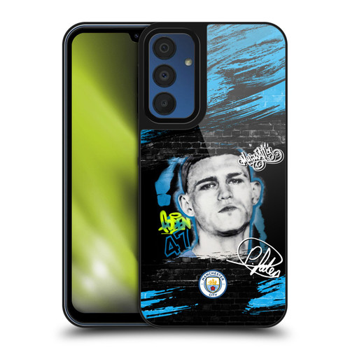 Manchester City Man City FC Graffiti Collection by Murwalls Phil Foden Gel Armour Case For Samsung Galaxy A15