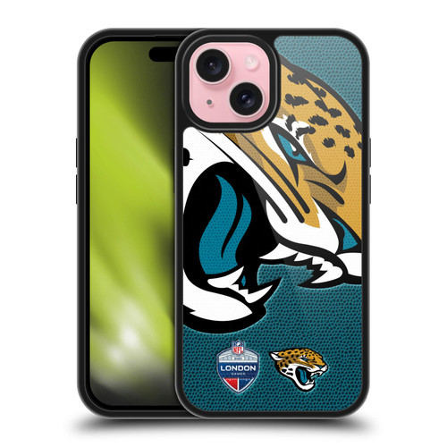 NFL 2024 International Games London Jaguars Gel Armour Case For Apple iPhone 15 NFL 2024 International Games London Jaguars Gel Armour Case For Apple iPhone 15