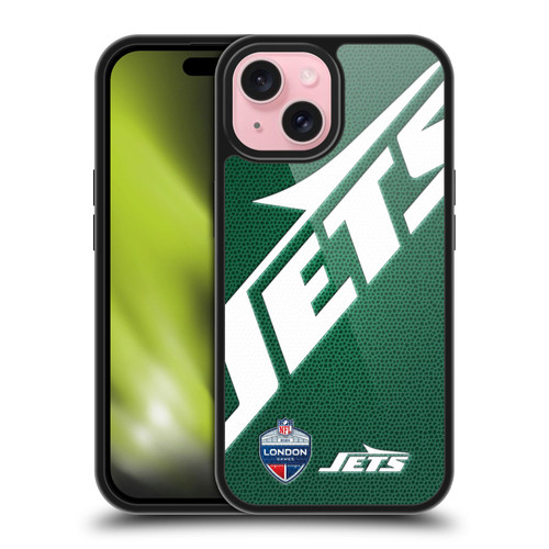 NFL 2024 International Games London Jets Gel Armour Case For Apple iPhone 15 NFL 2024 International Games London Jets Gel Armour Case For Apple iPhone 15