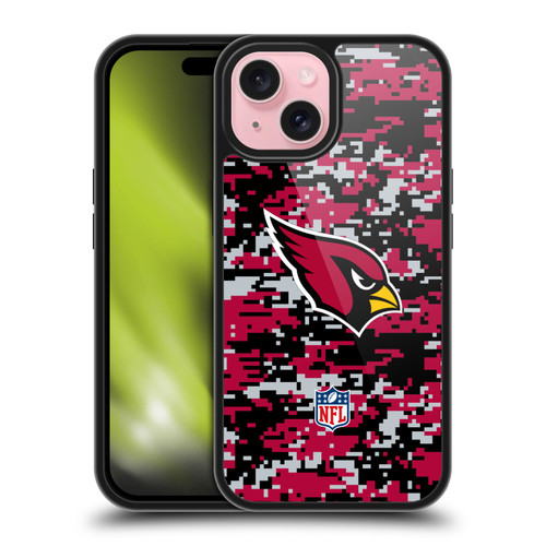NFL Arizona Cardinals Graphics Digital Camouflage Gel Armour Case For Apple iPhone 15 NFL Arizona Cardinals Graphics Digital Camouflage Gel Armour Case For Apple iPhone 15