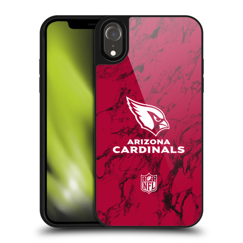 NFL Arizona Cardinals Graphics Coloured Marble Gel Armour Case For Apple iPhone XR