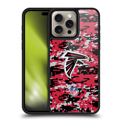 NFL Atlanta Falcons Graphics Digital Camouflage Gel Armour Case For Apple iPhone 16 Pro Max
