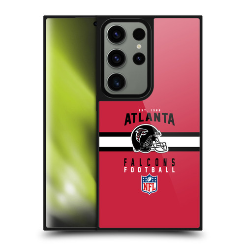 NFL Atlanta Falcons Graphics Helmet Typography Gel Armour Case For Samsung Galaxy S24 Ultra 5G