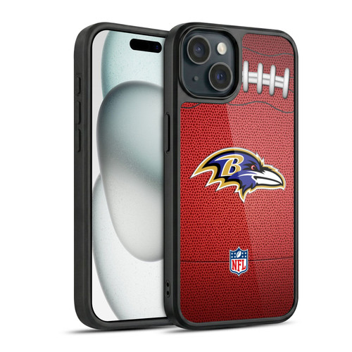 NFL Baltimore Ravens Graphics Football Gel Armour Case For Apple iPhone 15