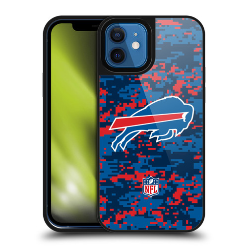 NFL Buffalo Bills Graphics Digital Camouflage Gel Armour Case For Apple iPhone 12 / iPhone 12 Pro