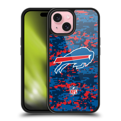 NFL Buffalo Bills Graphics Digital Camouflage Gel Armour Case For Apple iPhone 15 NFL Buffalo Bills Graphics Digital Camouflage Gel Armour Case For Apple iPhone 15