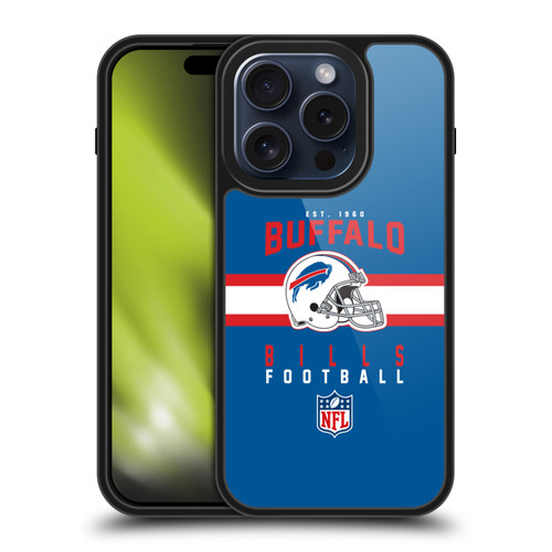 NFL Buffalo Bills Graphics Helmet Typography Gel Armour Case For Apple iPhone 15 Pro NFL Buffalo Bills Graphics Helmet Typography Gel Armour Case For Apple iPhone 15 Pro