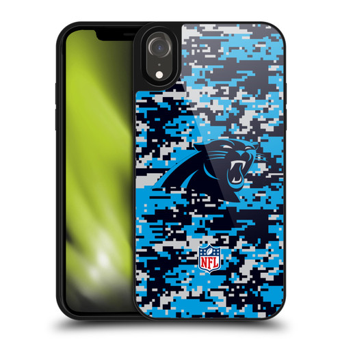NFL Carolina Panthers Graphics Digital Camouflage Gel Armour Case For Apple iPhone XR