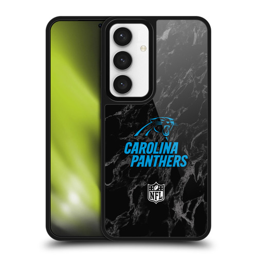 NFL Carolina Panthers Graphics Coloured Marble Gel Armour Case For Samsung Galaxy S24 5G