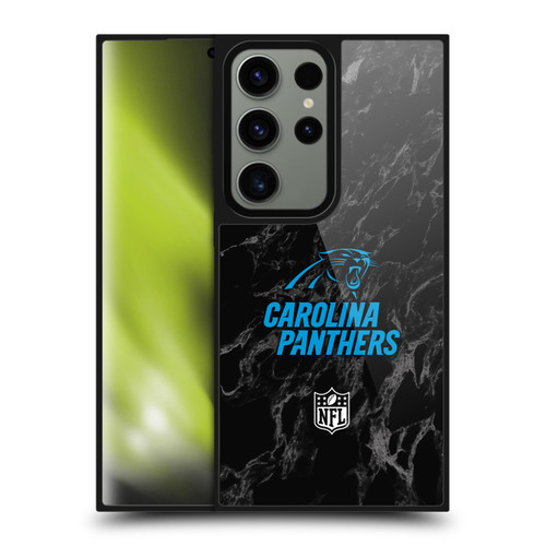 NFL Carolina Panthers Graphics Coloured Marble Gel Armour Case For Samsung Galaxy S24 Ultra 5G