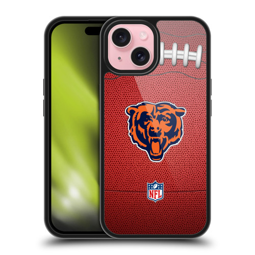 NFL Chicago Bears Graphics Football Gel Armour Case For Apple iPhone 15