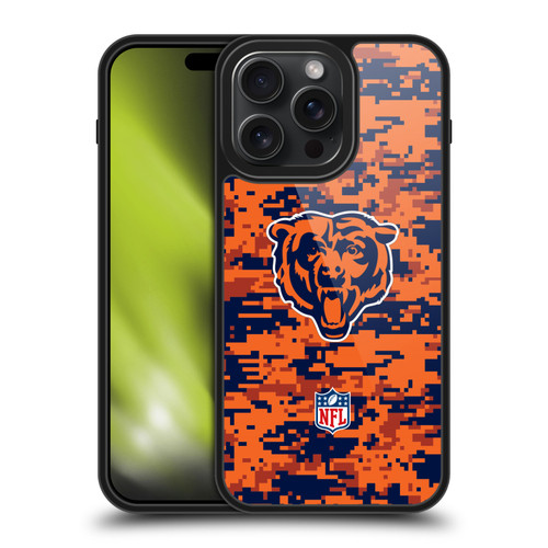 NFL Chicago Bears Graphics Digital Camouflage Gel Armour Case For Apple iPhone 15 Pro Max NFL Chicago Bears Graphics Digital Camouflage Gel Armour Case For Apple iPhone 15 Pro Max