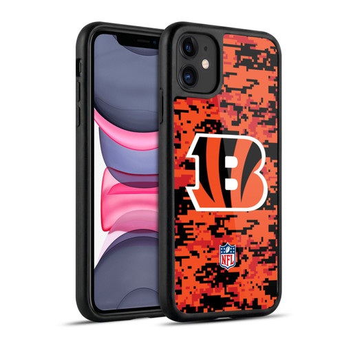 NFL Cincinnati Bengals Graphics Digital Camouflage Gel Armour Case For Apple iPhone 11