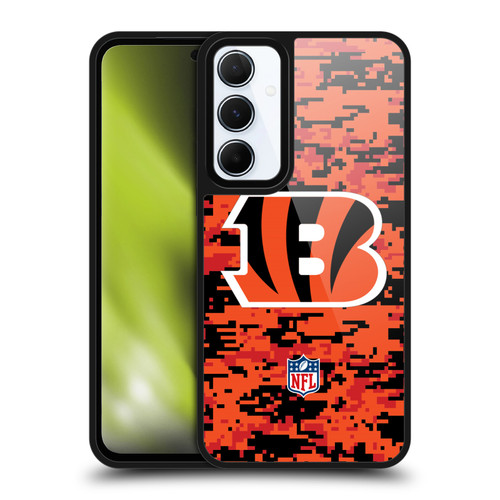 NFL Cincinnati Bengals Graphics Digital Camouflage Gel Armour Case For Samsung Galaxy A55 5G