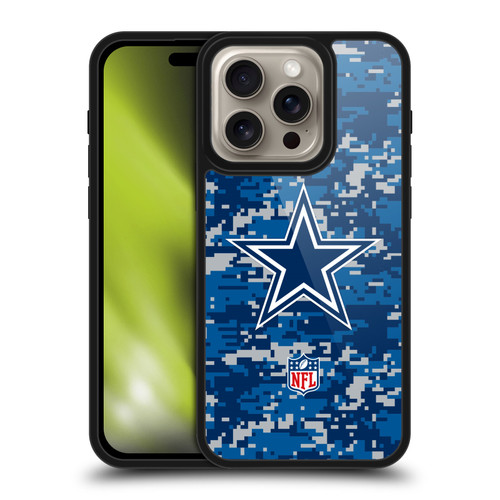 NFL Dallas Cowboys Graphics Digital Camouflage Gel Armour Case For Apple iPhone 16 Pro