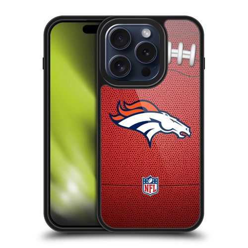 NFL Denver Broncos Graphics Football Gel Armour Case For Apple iPhone 15 Pro NFL Denver Broncos Graphics Football Gel Armour Case For Apple iPhone 15 Pro